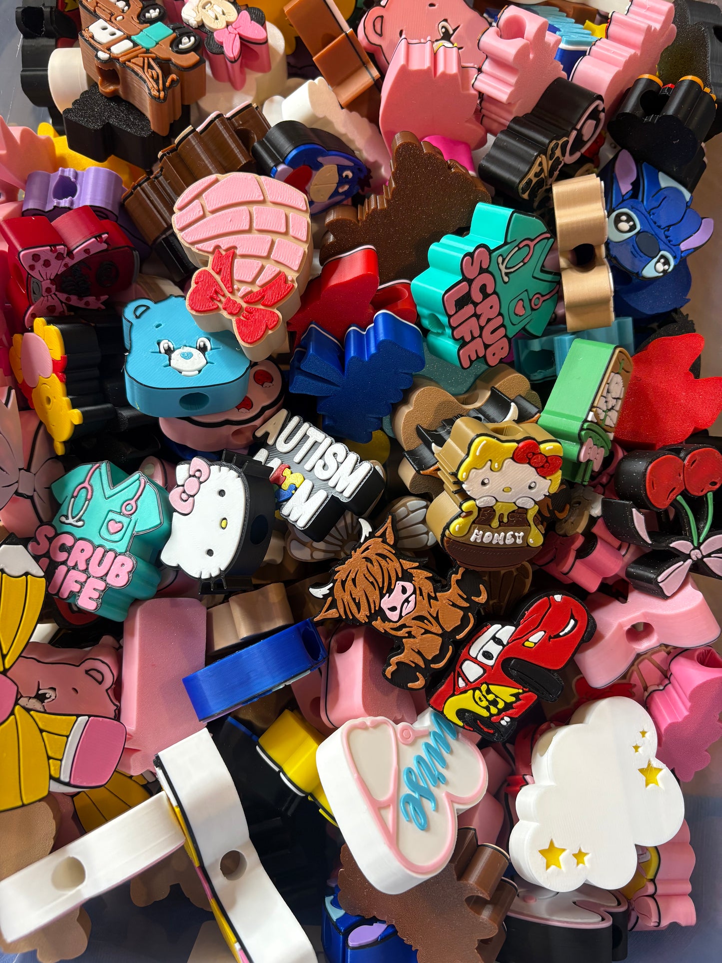 Straw topper scoops