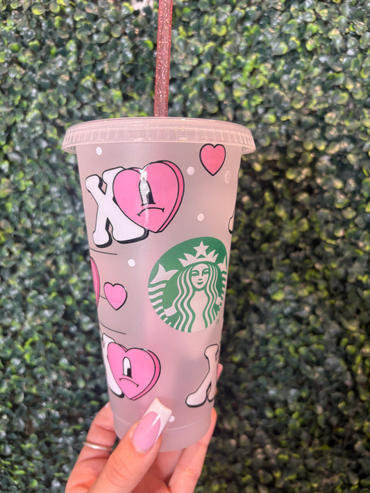 Plastic Starbucks cup