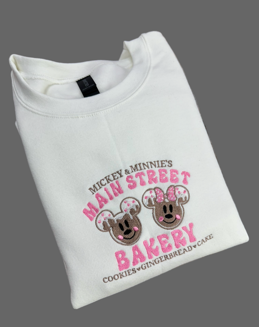 Main St. Bakery Embroidered Crewneck