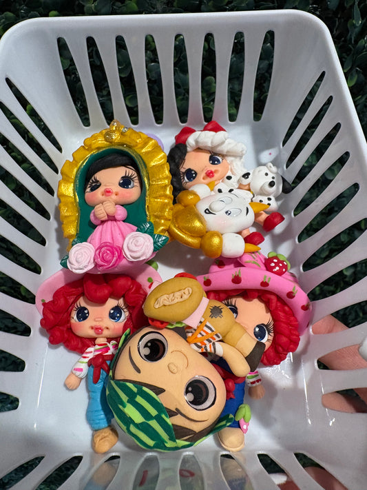 Clay doll basket live claim only